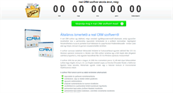 Desktop Screenshot of crmszoftver.incendo.hu